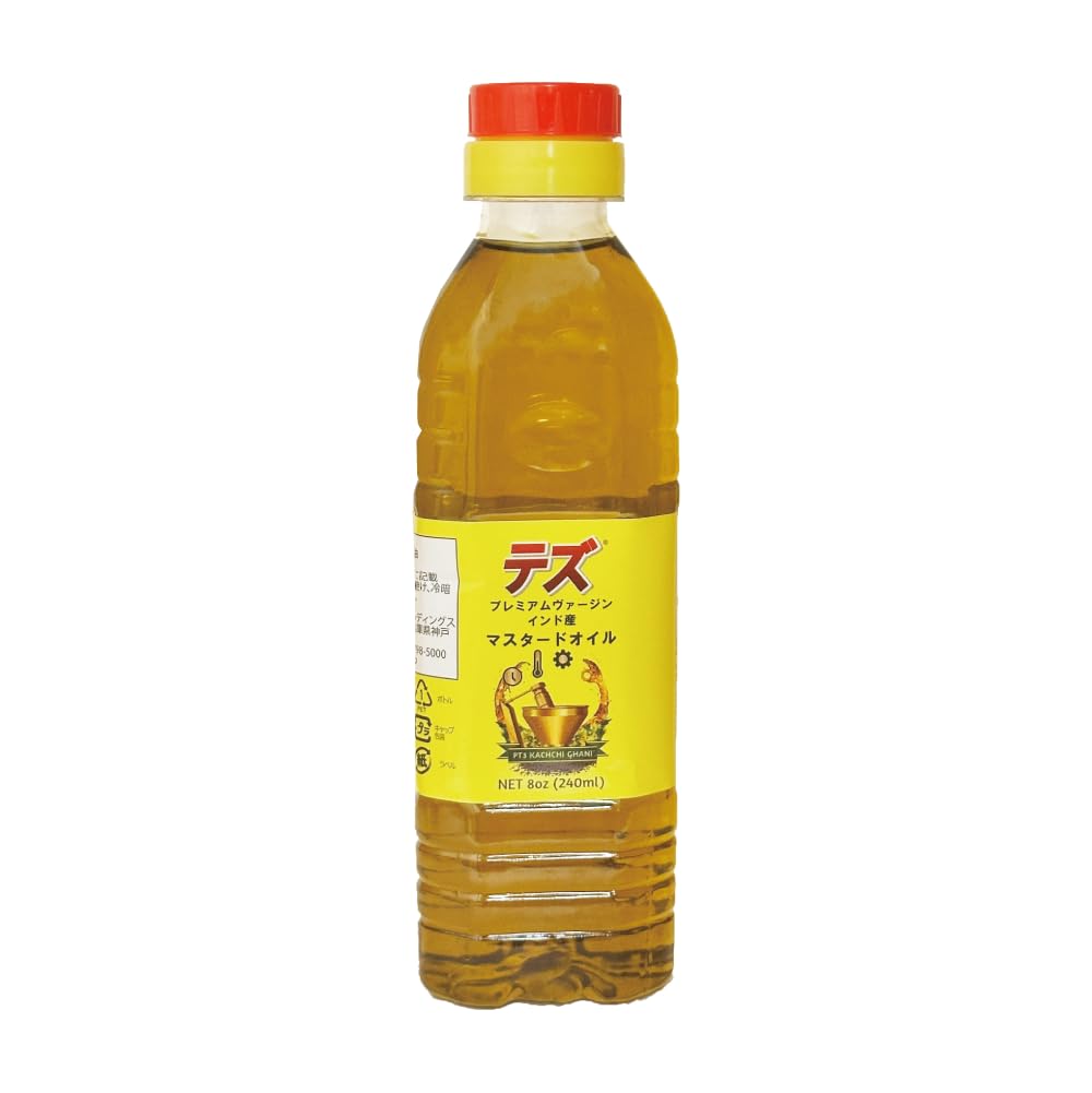 TEZ プレミアムバージンインディアンマスタードオイル 475ml×24本 油 Amazon | TEZ マスタードオイル インド産 475ml 1本 Mustard Oil